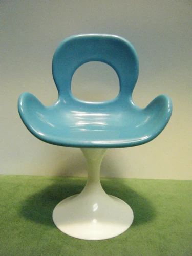 2009 KEN POP LIFE BLUE CHAIR L.E. OF 1,000 MADE EACH WORLDWIDE