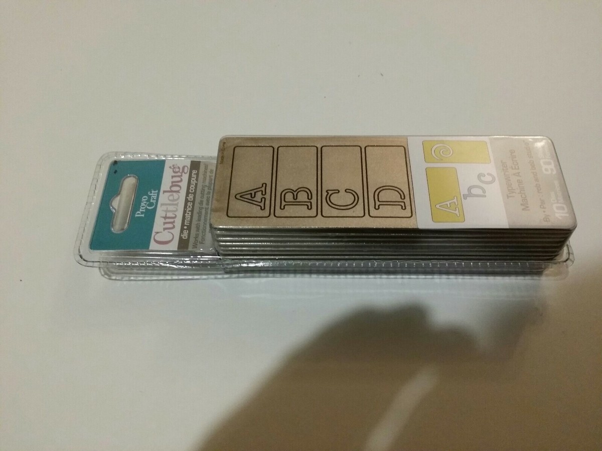 Cuttlebug ALPHABET Die Set- 