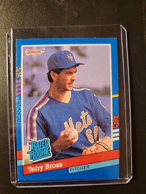 1991 Leaf Donruss Rated Rookie Terry Bross #34 New York Mets | eBay