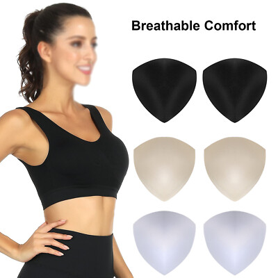 Damen BH Einlagen Dreieckige Form Push-up Polster für Sport BH Bikini Top
