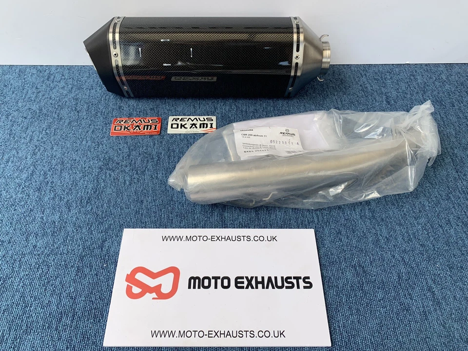 Honda CBR250R Remus Okami Carbon Race Exhaust silencer 2011 -  2016 CBR 250 R - Image 3 of 4