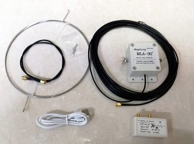 Upgrade Version Loop Antenna Mla30+ Plus 0.530mhz Rainproof Ring Active Receive 