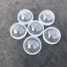 100 Packs of Round Empty Capsules for Toy Vending Machine 28 MM Transparent New