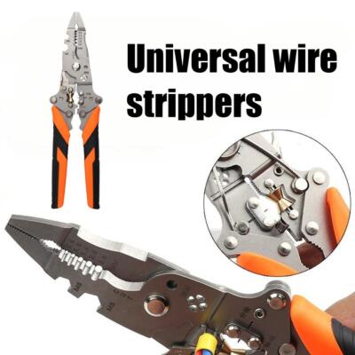Folding Snap-on 14-in-1 Professional Wire Stripper Crimper Cable Cutter Pli L3T4