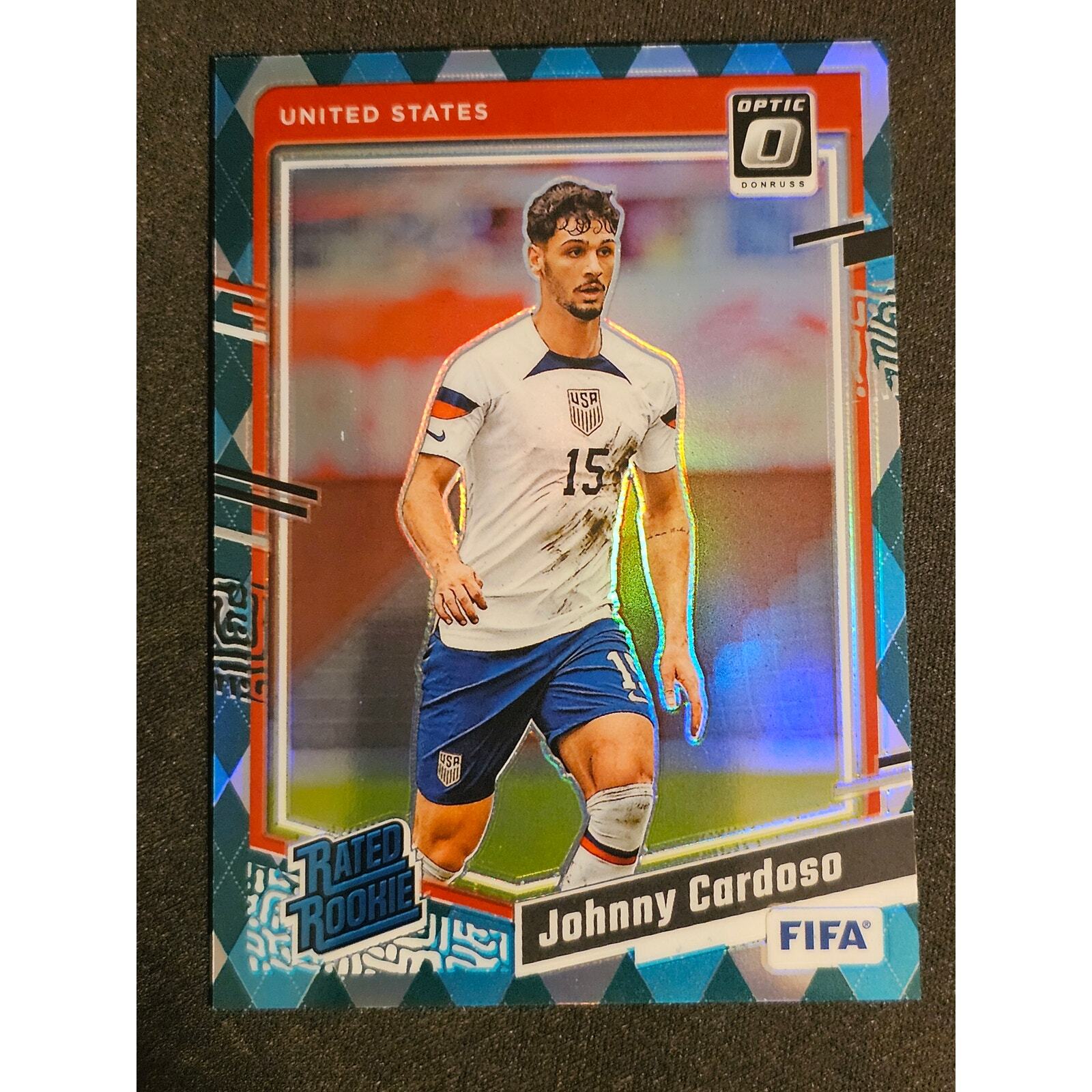 2023-24 Donruss Optic Johnny Cardoso Argyle SP #180 TMALL USA