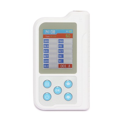 CONTEC portable BC401BT LCD Urine Analyzer 11 Parameters 100pcs test strips