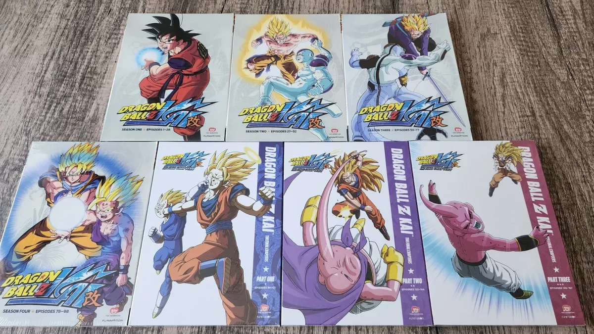 Dragon Ball Z Kai Complete Series Seasons 1-7 ( DVD Episodes 1 - 167 ) New  USA