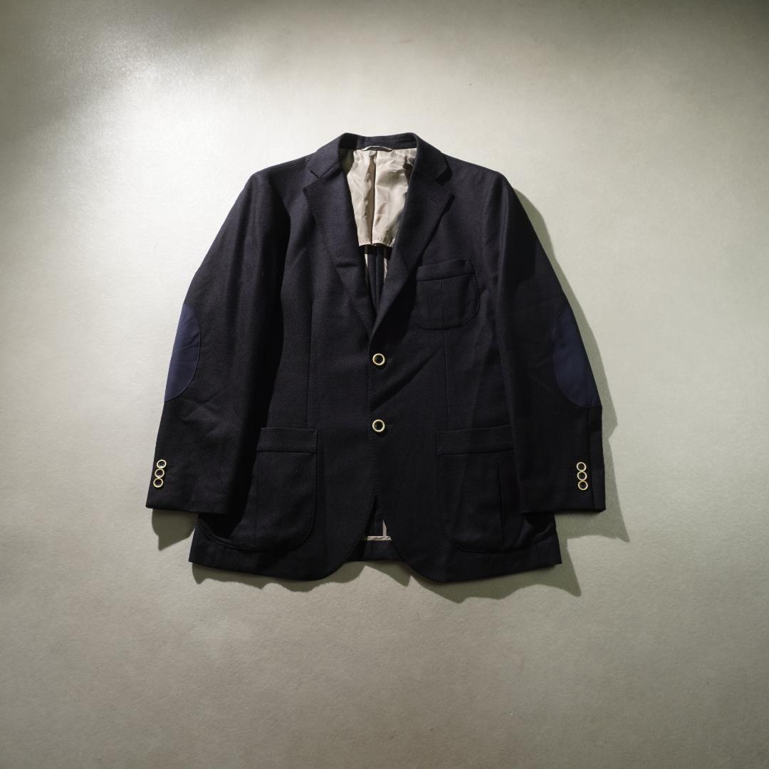 MITSUMINE LoroPiana ウールSUPER120 MITSUMINE LoroPiana ウールSUPER120 LORO PIANA Suiting Fabric NAVY