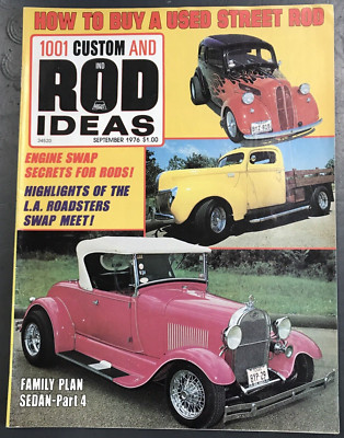 VINTAGE 1001 CUSTOM AND ROD IDEAS MAGAZINE SEPTEMBER 1976 VOL 10
