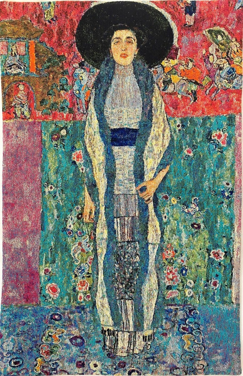 洋楽 Gustav Klimt GUSTAV KLIMT ADELE BLOCH-BAUER LINED TAPESTRY WALL HANGING