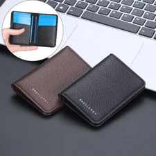 Man's Leather Coin Wallet Multi-card Slot Wallet Credit Card Holder Pocket Purse