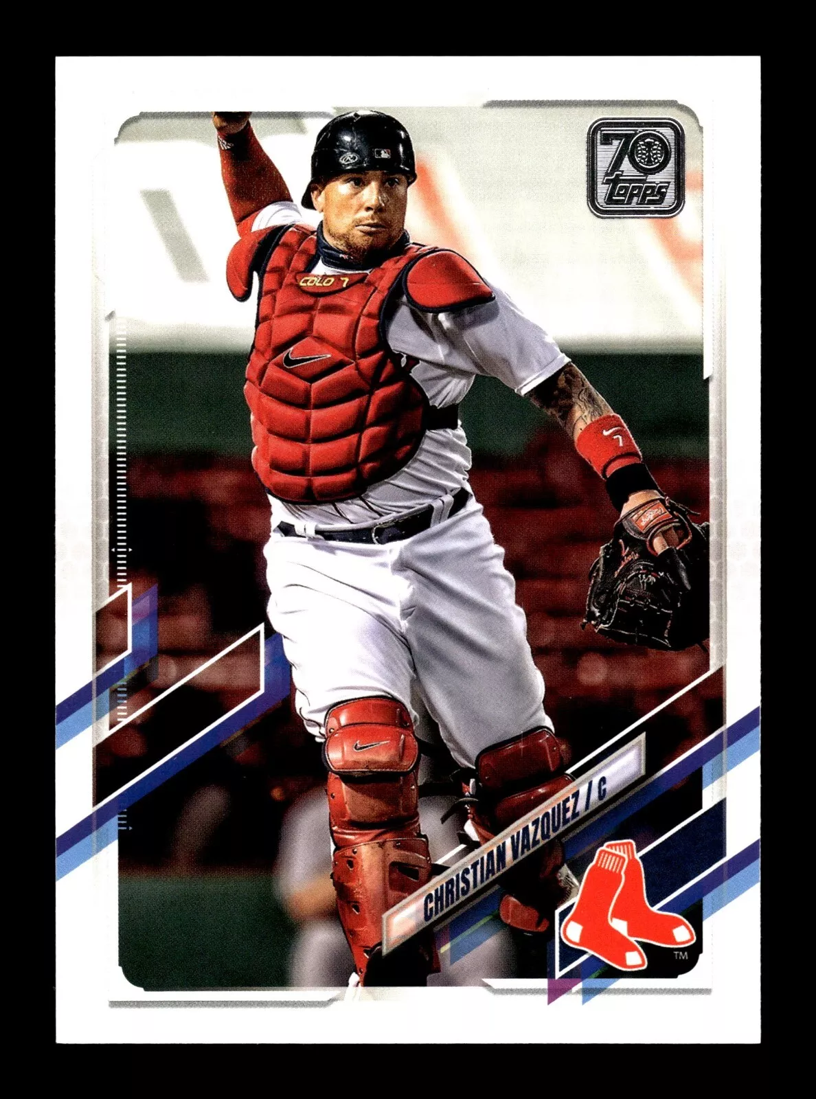 Christian Vazquez trading card