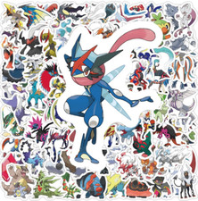 50 Pcs Kawaii Pokemon Stickers Waterproof Vinyl Graffiti Anime Decals Set
