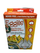 EGGIES HARD BOIL 6 EGGS WITHOUT THE SHELL, INCLUDES SEPARATOR, BRAND NEW