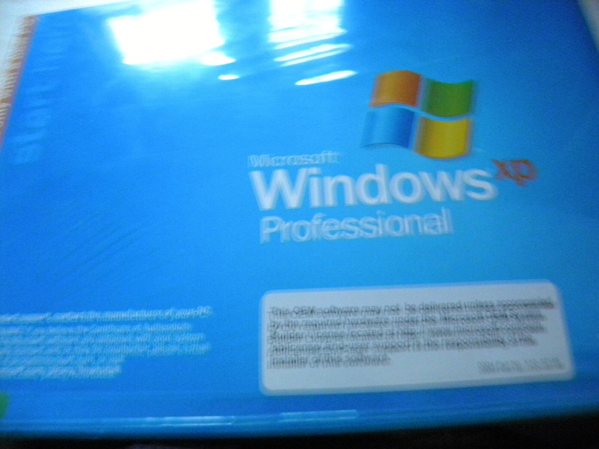 Original OEM Microsoft Windows Professional XP for PC- Still in