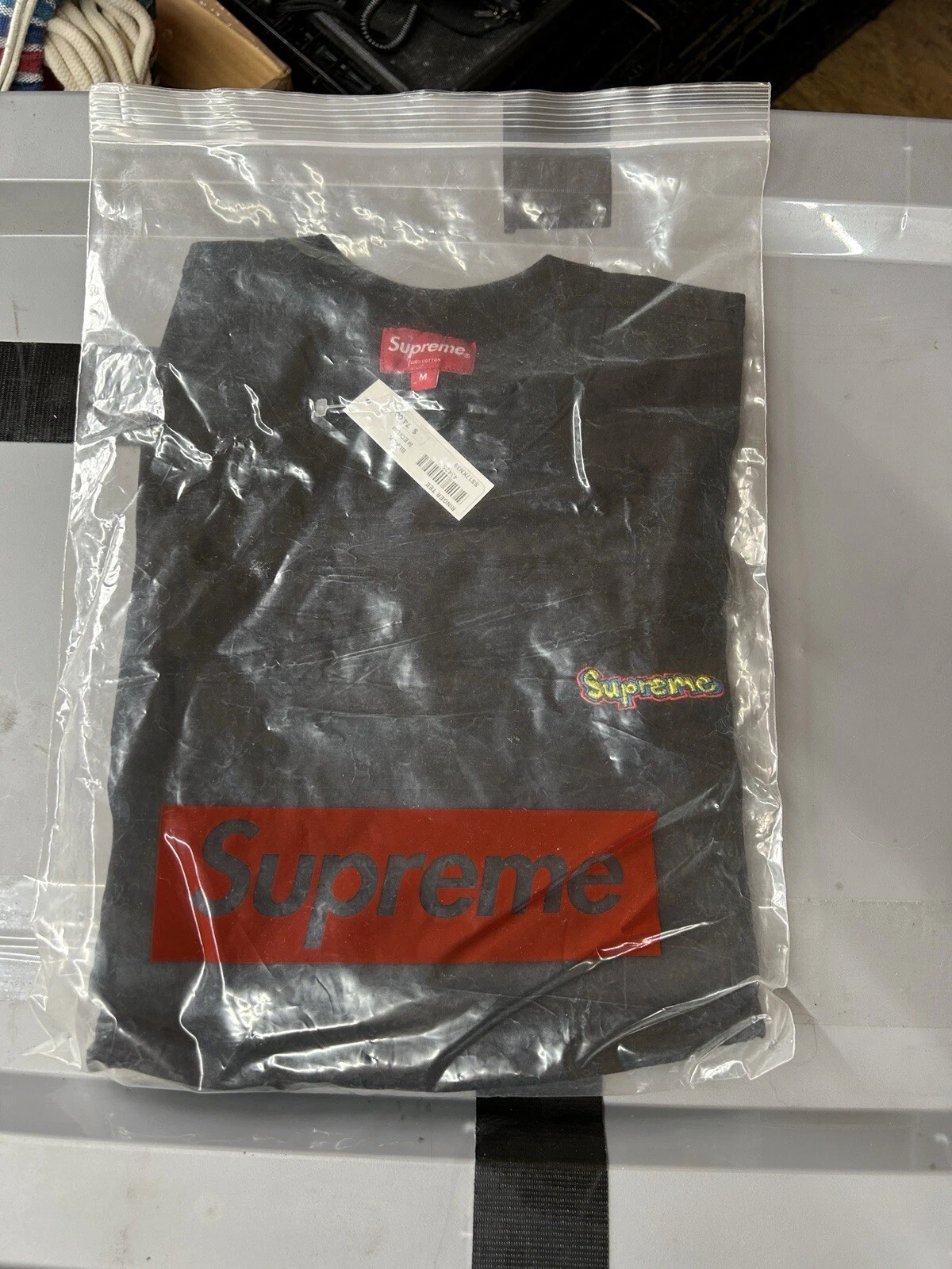 Tee shirt Supreme Ringer noir Ss17kn39