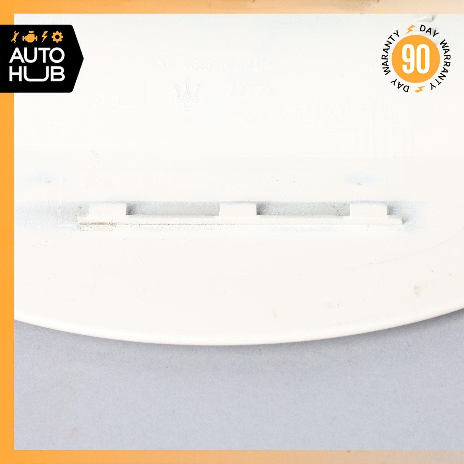 14-22 Maserati Quattroporte M156 Fuel Gas Tank Lid Door Cover White OEM 69k