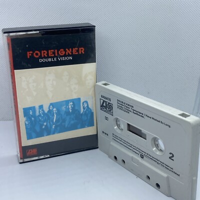 FOREIGNER : Double Vision - Original Cassette Album 1978 Atlantic Tape