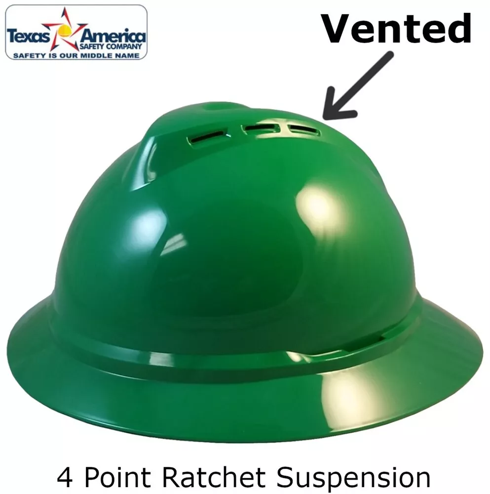 Msa full brim vented hard hat 2025