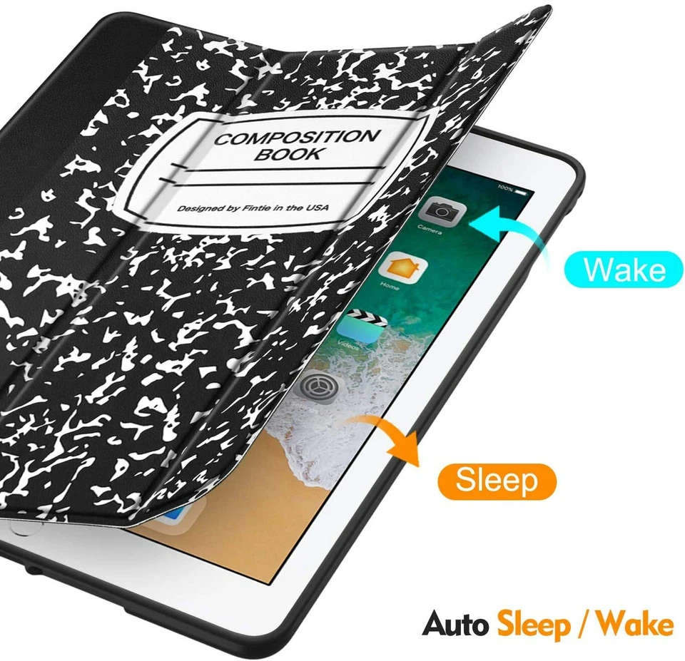 Case for for Apple iPad Air 2 and iPad Air 1 Smart Cover with Auto Wake Sleep - Image 3 of 4