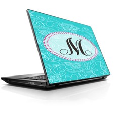 Laptop Notebook Universal Skin Decal Fits 13.3" to 16" / Monogram Letter M