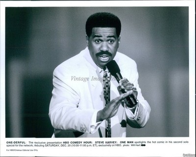 1997 Stand-Up Comedian Hbo Comedy Special Steve Harvey: One Man Tv Photo 8x10