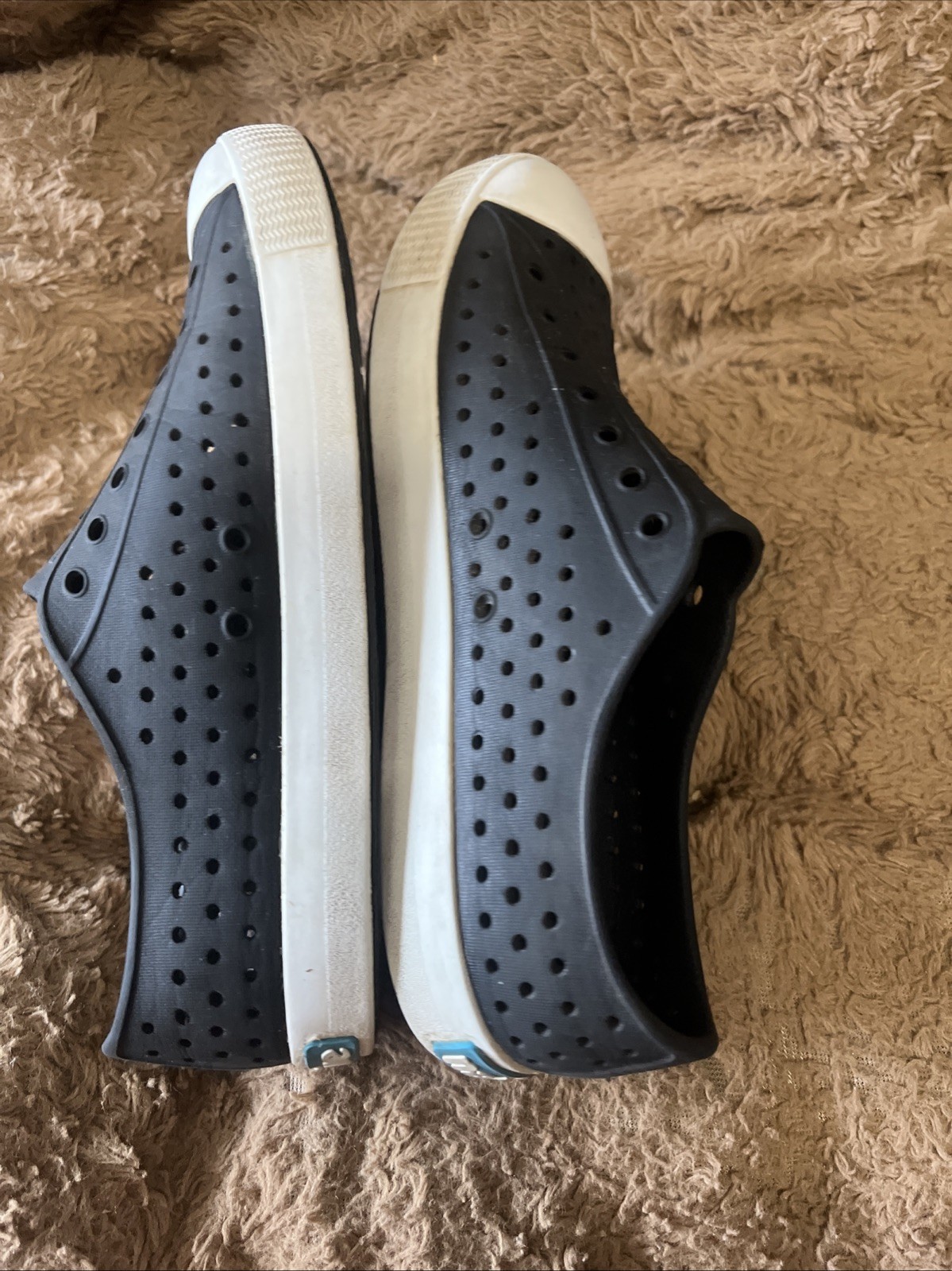 SAOLA Scarpe Native Taglia J5 Impermeabili Blu Navy Bianco Sneakers Suola Gomma