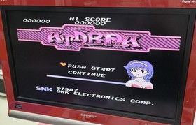 Athena SNK Nintendo Famicom Complete Box Cassette Tape Flyer Retro Game Japan