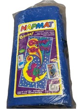 Alfombra de espuma para dormir portátil Barney Baby Bop 1992 vintage para niños pequeños