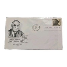 Product Image: Franklin D. Roosevelt Prominent American Series First Day Cover 1966 Hyde Park 