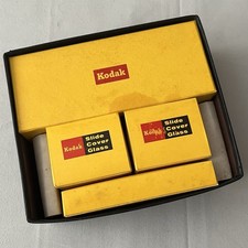Kodak Carousel 135 Slide Kit w/ Masks, Binders  Cover Glass  Open Box, READ 