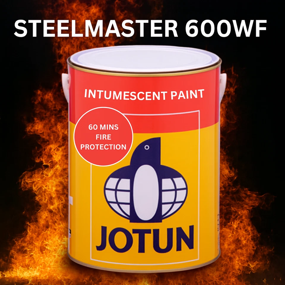 Jotun Steelmaster Intumeszenzstahl feuerfeste Farbe weiß 5 Liter - Bild 2 von 4