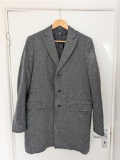 Uniqlo x Jil Sander +J Pure Wool And Cashmere Chesterfield Coat Grey XS