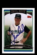 Signed Baseball Card Auto Joe Maddon 2006 Topps #590 Tampa Bay Devil Rays