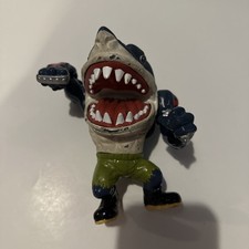 Street Sharks Ripster Action Figure, 1995, Mattel Chomping Action Movement