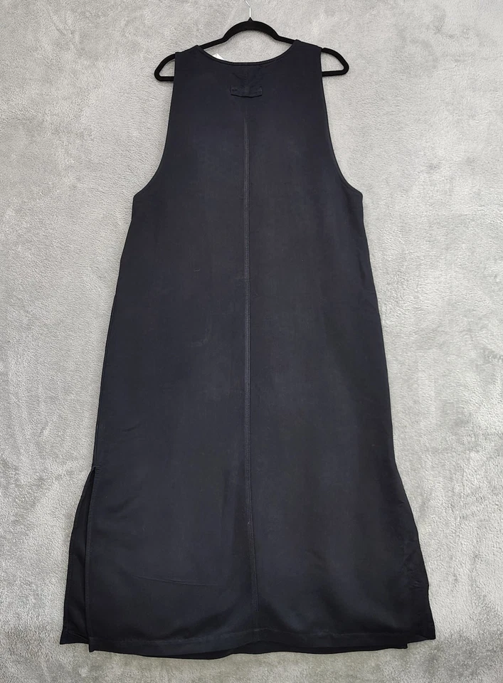 Винтажный 90-х квадратный нейтральный минималистский макси платье без рукавов женщин гранж Lagenlook - Изображение 3 из 4