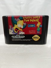 1992 Krusty's Super Fun House - Sega Genesis Game 