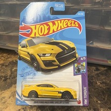 2021 Hot Wheels #143 HW Torque 4/5 2020 FORD MUSTANG SHELBY GT500 Yellow w/Blk10