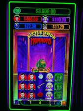 Everi Slot Machine LITTLE SHOP OF HORRORS Game,OS,Digest & Jurisdiction Software