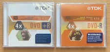 TDK DVD R Brand New/Sealed - Lot of 2x