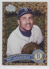 2011 Topps Legend Variation Cognac Diamond Anniversary SP Roy Campanella HOF 9ca