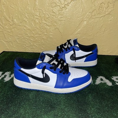 Nike Air Jordan 1 Retro Low OG Men's Size 8 Game Royal White Black CZ0790-140