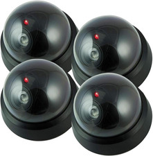 Dummy Security Camera Fake Camera, Outdoors Dummy Dome Wireless Surveillance Sys