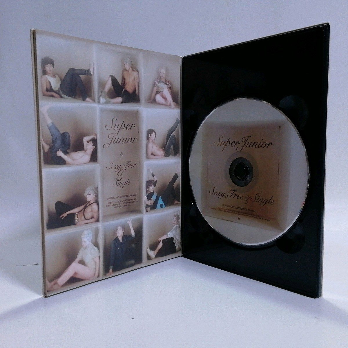 SUPER JUNIOR Sexy, Free & Single Korea 6th CD Album with Eunhyuk