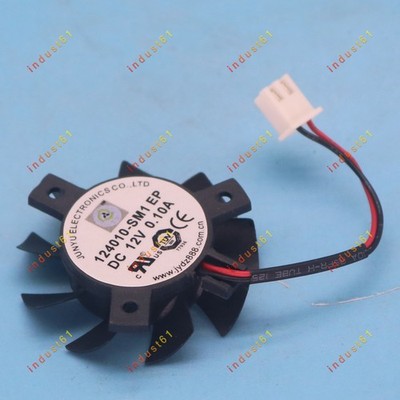 1 PC New JUNYU 124010-SM1 EP 12V 0.10A 2-Wire cooling fan#QW