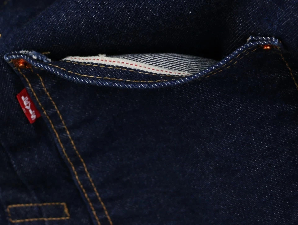 Levi's Type 1 Denim Jacket Selvedge Trucker 100% Cotton Men's Size M One Premium