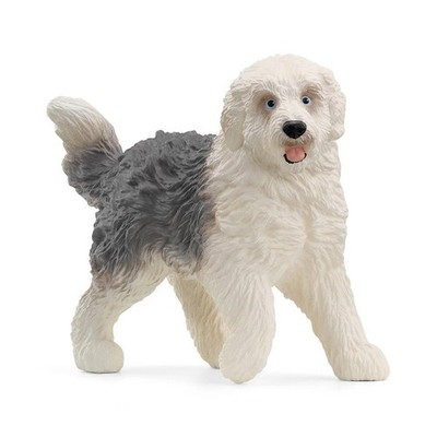 Old English Sheepdog Animal Figure Farm World by Schleich 13968