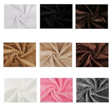 Teddy-Kunstfell Stoff – mittlere Haarlänge – für Jacken, Westen & Decken