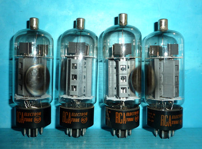 4 RCA 6DQ5 Power Tubes Tested Multiples Available