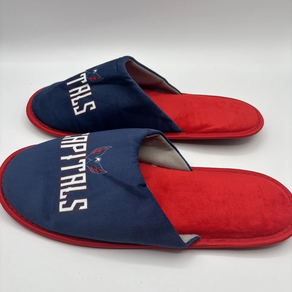 Foco Washington Capitals Hockey Team Slippers Men's Size Large (11-12) - Image 2 of 4